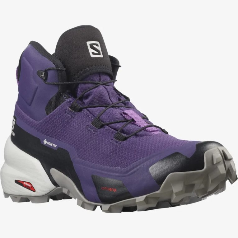 Purple Salomon Cross Hike Mid GTX Women's Hiking Boots | PH 28670I